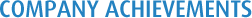 Company Achievements