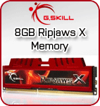 GSKILL 8GB DDR3 1333 CL9.0 RIPJAWS X RED