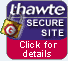 Secured by Thawte