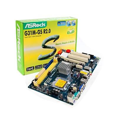 ASROCK 775 G31M-GS R2.0 M-ATX 1333FSB