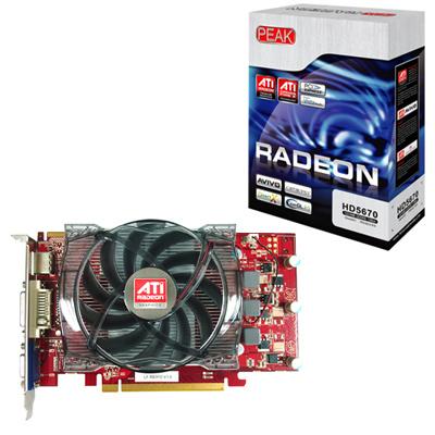 PEAK 512MB RADEON HD 5670 PCI-E 2.0 HDMI