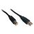 U/B CABLE USB A PLUG TO B PLUG 2M BLK