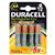 DURACELL AA STAYCHARGED BATTERIES 4 PK