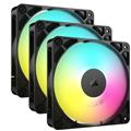 CORSAIR RS120 ARGB 120MM PWM BLK FAN 3PK