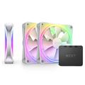 NZXT F120 RGB DUO 120MM PWM 3PK WHT