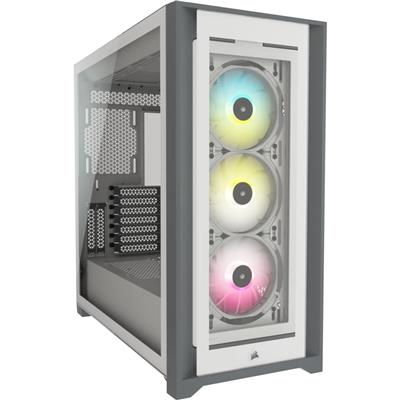 CORSAIR ICUE 5000X RGB WHITE MID CASE