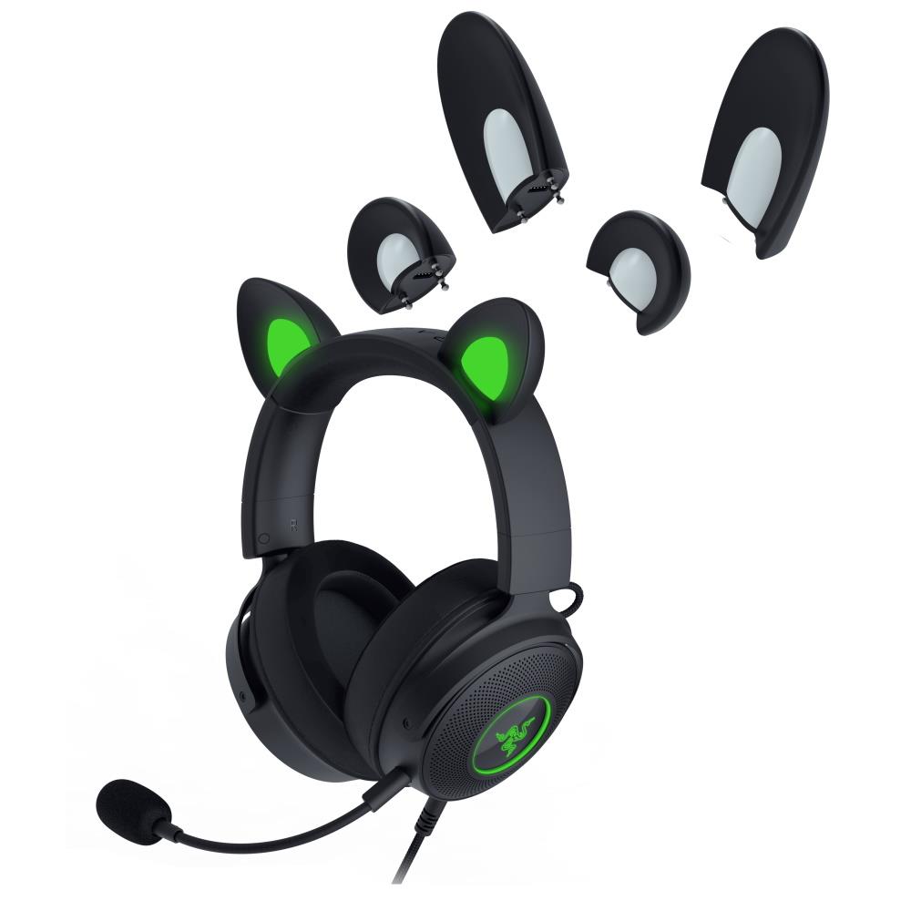 RAZER KRAKEN KITTY PRO V2 HEADSET BLACK