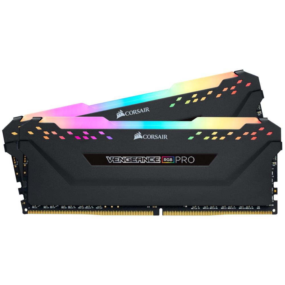 Corsair 32Gb 2X16gb Dual Channel Vengeance Rgb Pro Black Ddr4 3200/C16/1.35V - C