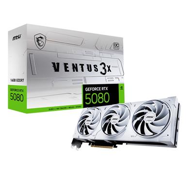 MSI RTX 5080 16GB VENTUS 3X OC WHITE