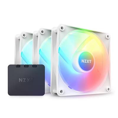 NZXT F120 RGB CORE 120MM PWM 3PK WHT