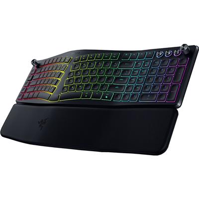 Razer Pro Type Ergo Wireless Split Ergonomic Rgb Keyboard - Us Layout