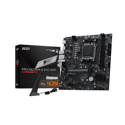 MSI AM4 PRO A620AM-G EVO WIFI M-ATX