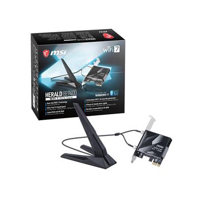 MSI HERALD BE9400 WIFI 7 PCIE CARD