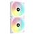 CORSAIR QX140 RGB 140MM FAN WHT 2PK